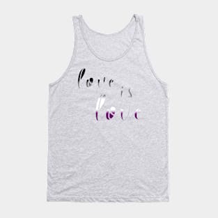 Love is Love - Asexual Pride Tank Top